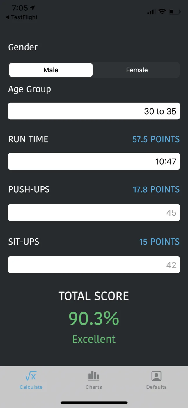 App interface designed by FourBitCrew